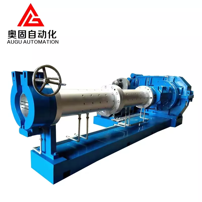 Extruder cauciuc cu alimentare la cald cu tub interior